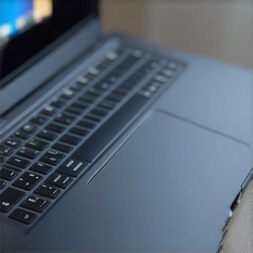 Close-up of a sturdy budget laptop highlighting build quality and ports.