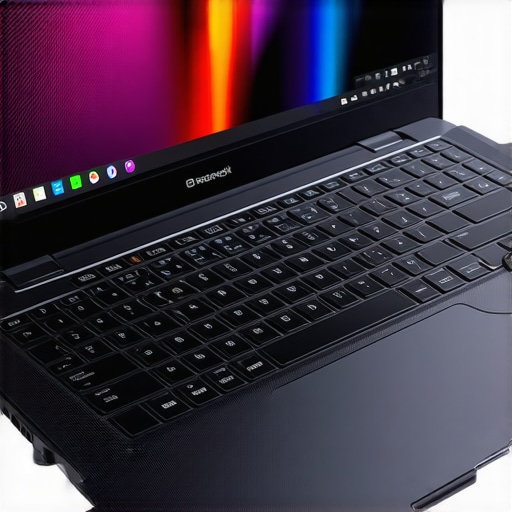 Close-up of a budget laptop showing thermal management system and sleek design details