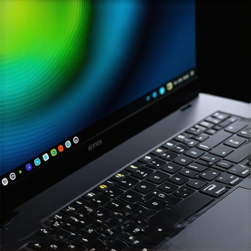 A budget laptop highlighting Wi-Fi 6E and AI features, showcasing technological advancements