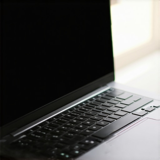 High-quality budget laptop with comfortable keyboard and vivid display in workspace