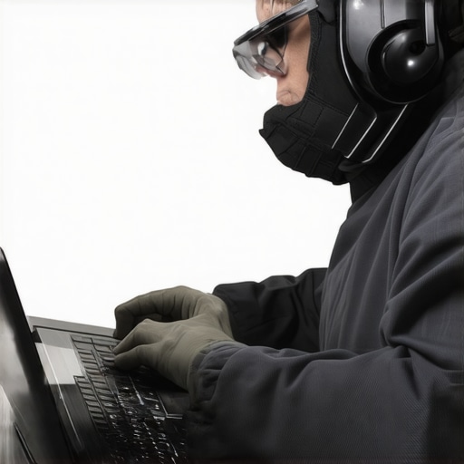 Technician cleaning a laptop's cooling vents with compressed air to prevent overheating.