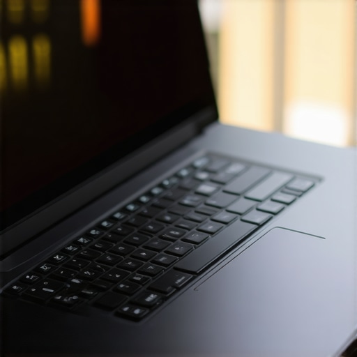 A budget laptop with visible RAM and SSD upgrades configured for AI work.